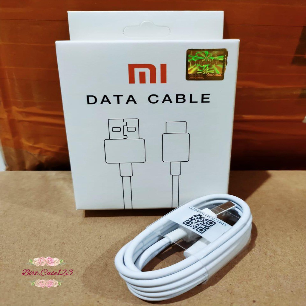 BM001 MI9 WHITE XIAOMI KABEL DATA NEW MODEL ORIGINAL XIAOMI REDMI 9A 9C NOTE 8 9 10 PRO MI9 TIPE C USB BC3519