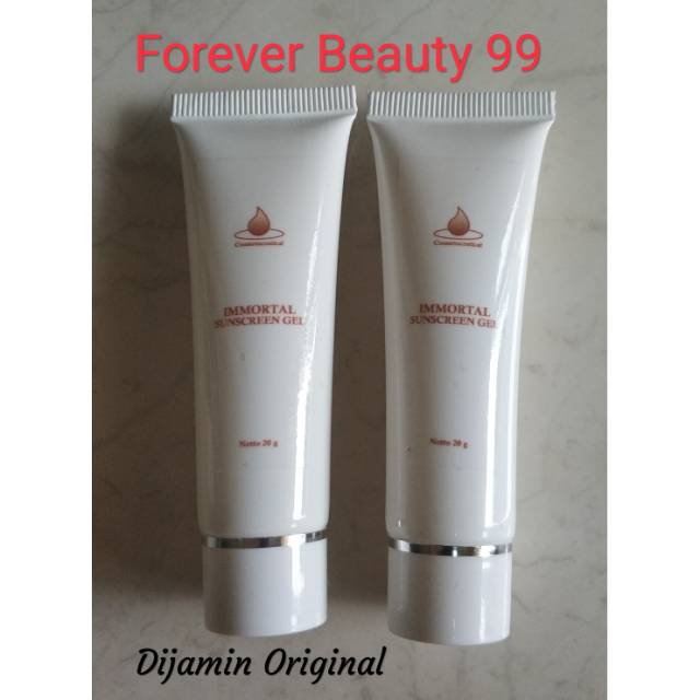 Immortal Sunscreen Gel - Sunblock SPF 30 tube 20 gr