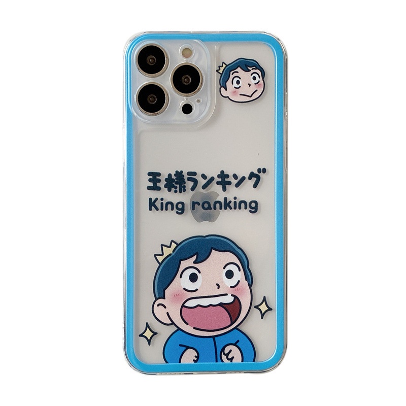 IPHONE Kartun Lucu Pangeran Ponsel Pelindung Soft Case Cover Untuk Iphone7 8 PLUS X XR XS 11 12 13 PRO MAX SE 2020 Pelindung Tahan Guncangan