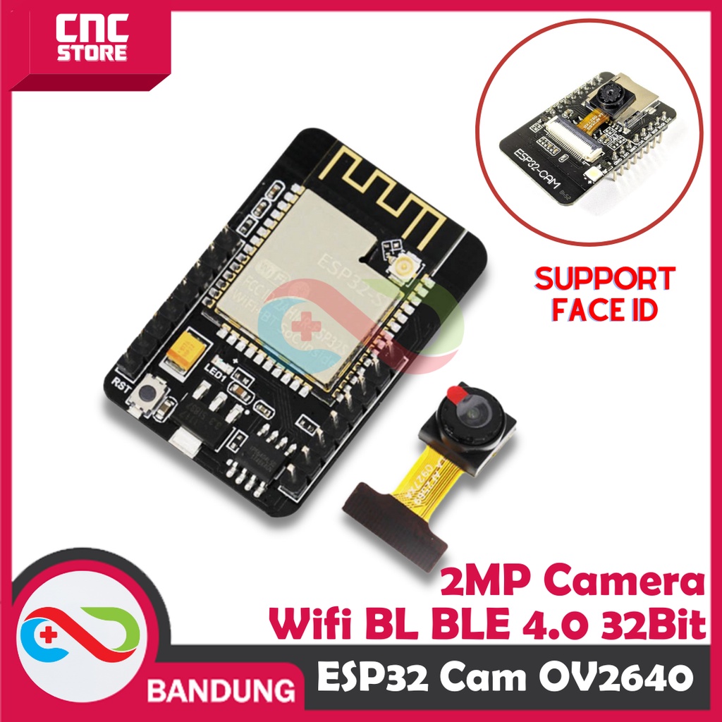 ESP32-CAM MODULE CAMERA OV2640 2MP ESP32 CAM WIFI+BLUETOOTH 4.0 32BIT