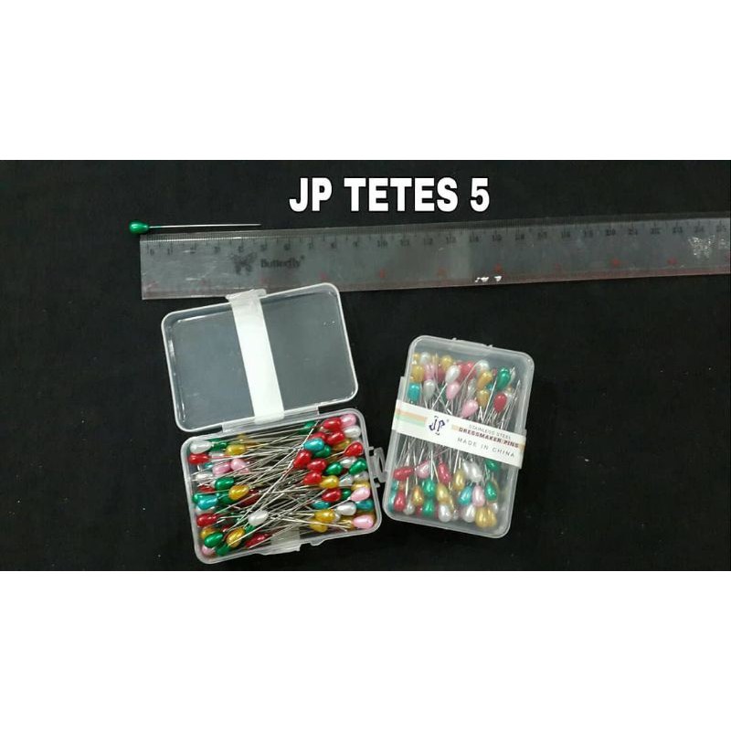 TERMURAH!!! JARUM PENTUL TETES TAJAM 100BJ MIX WARNA *JP5*