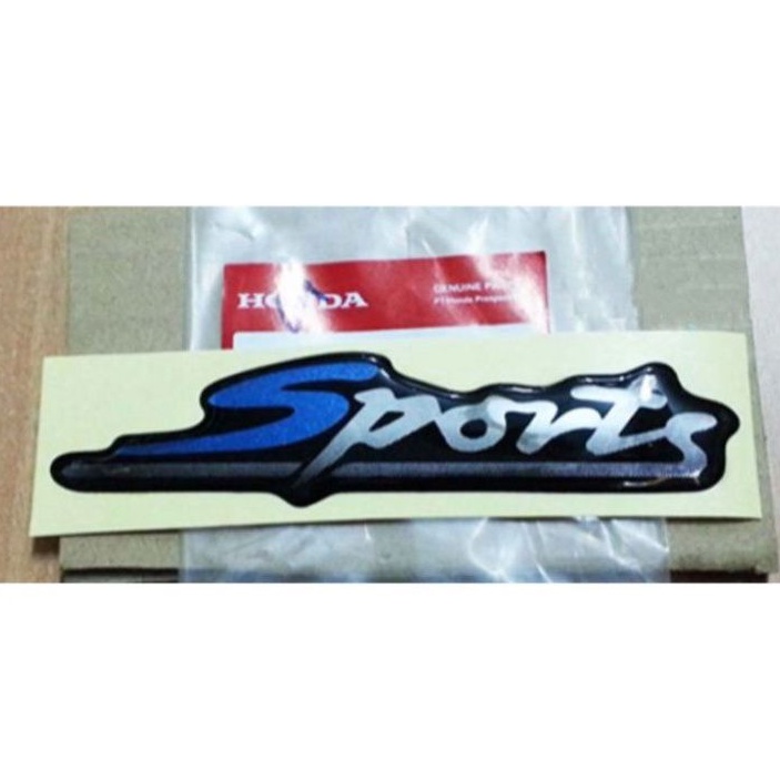 BX.3 - Emblem Logo Sticker Stiker Sports Mobil Honda Jazz GD3 IDSI VTEC Sport