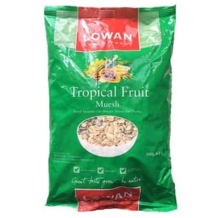 

Diskon Lowan Natural Muesli - Tropical Fruit 500 Gr Trendi