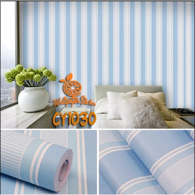 Wallpaper sticker Dinding Salur biru gh027/cy1030