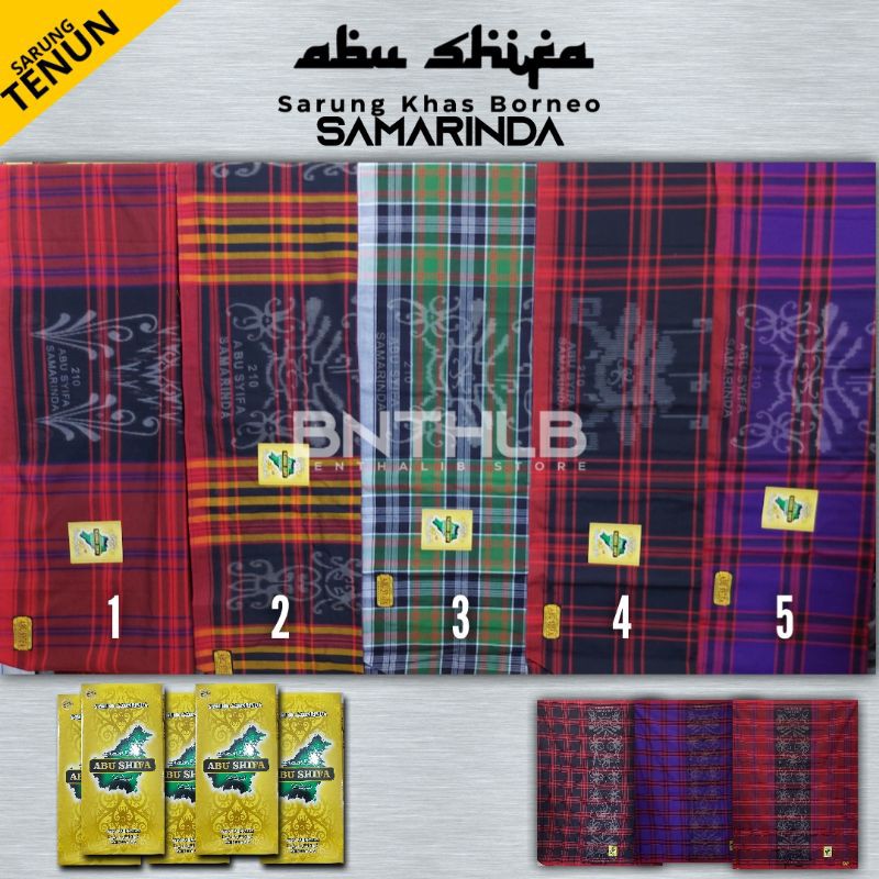 Sarung Samarinda Khas Dayak Borneo Tenun Abu Shifa 210