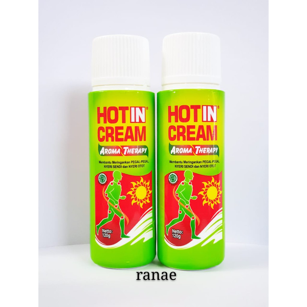 HOT IN CREAM AROMA THERAPY BOTOL HIJAU 120g