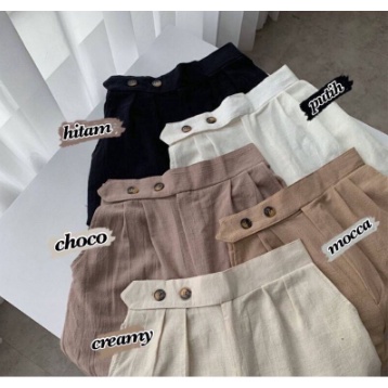 BEFAST - ZRX OOTD Wanita Kulot KEITH / KULOT CRINCLE / KULOT LINEN HIGHWAIST / Celana Kulot Terbaru 2022 / Celana Panjang Polos Casual / OOTD Ala Korean Style / Celana Kulot Trendy / Terlaris / Fashion Wanita Kerja Kekinian / Termurah