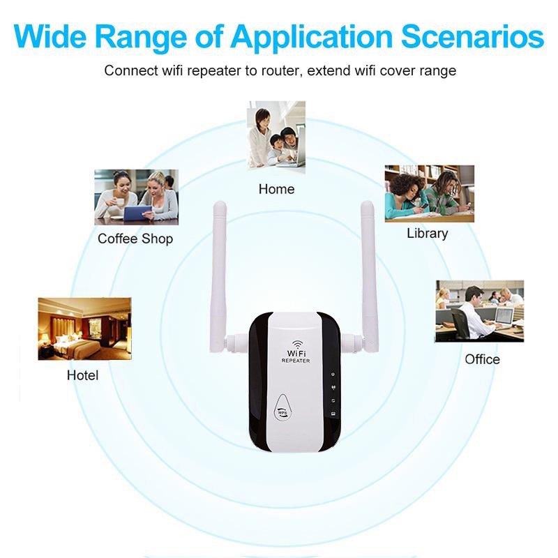 WIFI Repeater 300Mbps Wireless WiFi Signal Range Extender AP Mode ALAT PENGUAT SINYAL WIFI