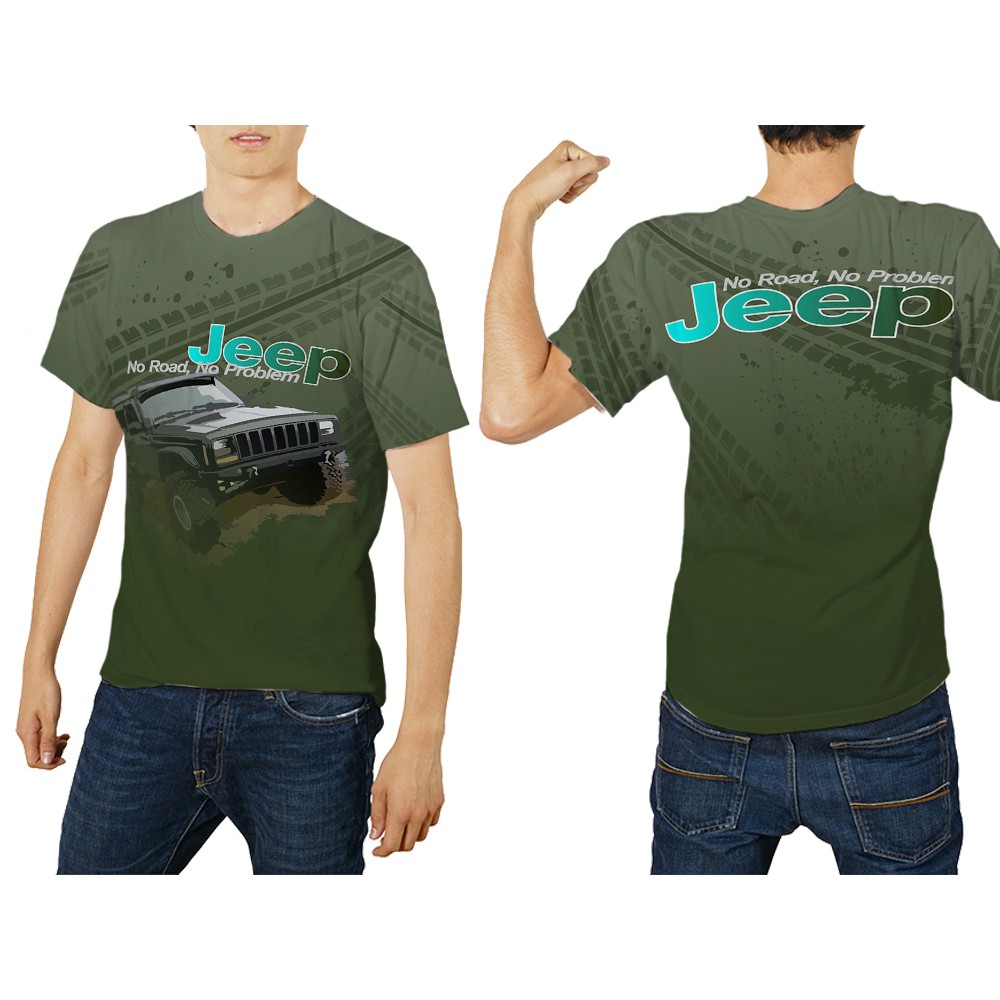 [Riashop] Kaos Jeep Pria Original | Kaos Jeep | Kaos Jeep Indonesia - FS