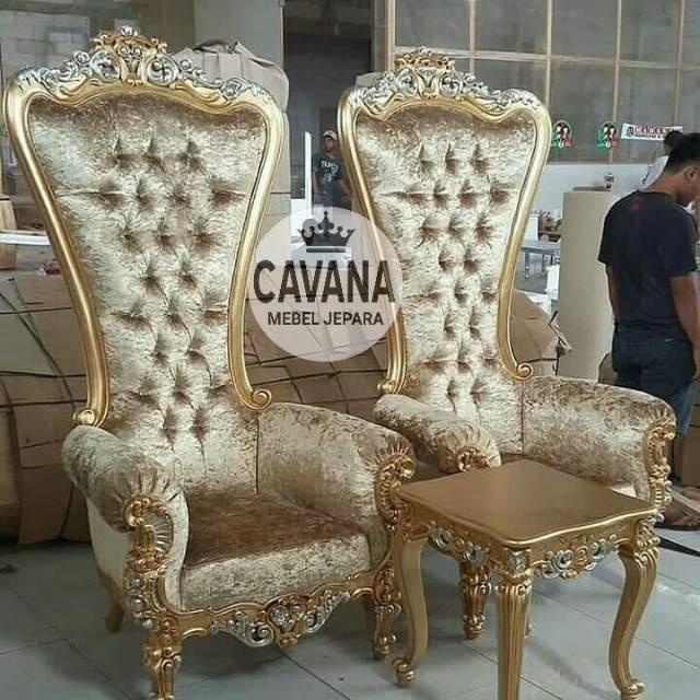 Kursi sofa syahrini kain bludru