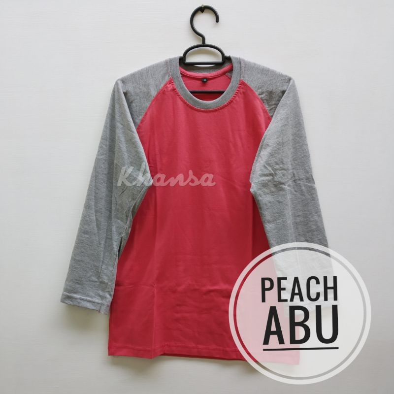 PEACH ABU/ RAGLAN PANJANG