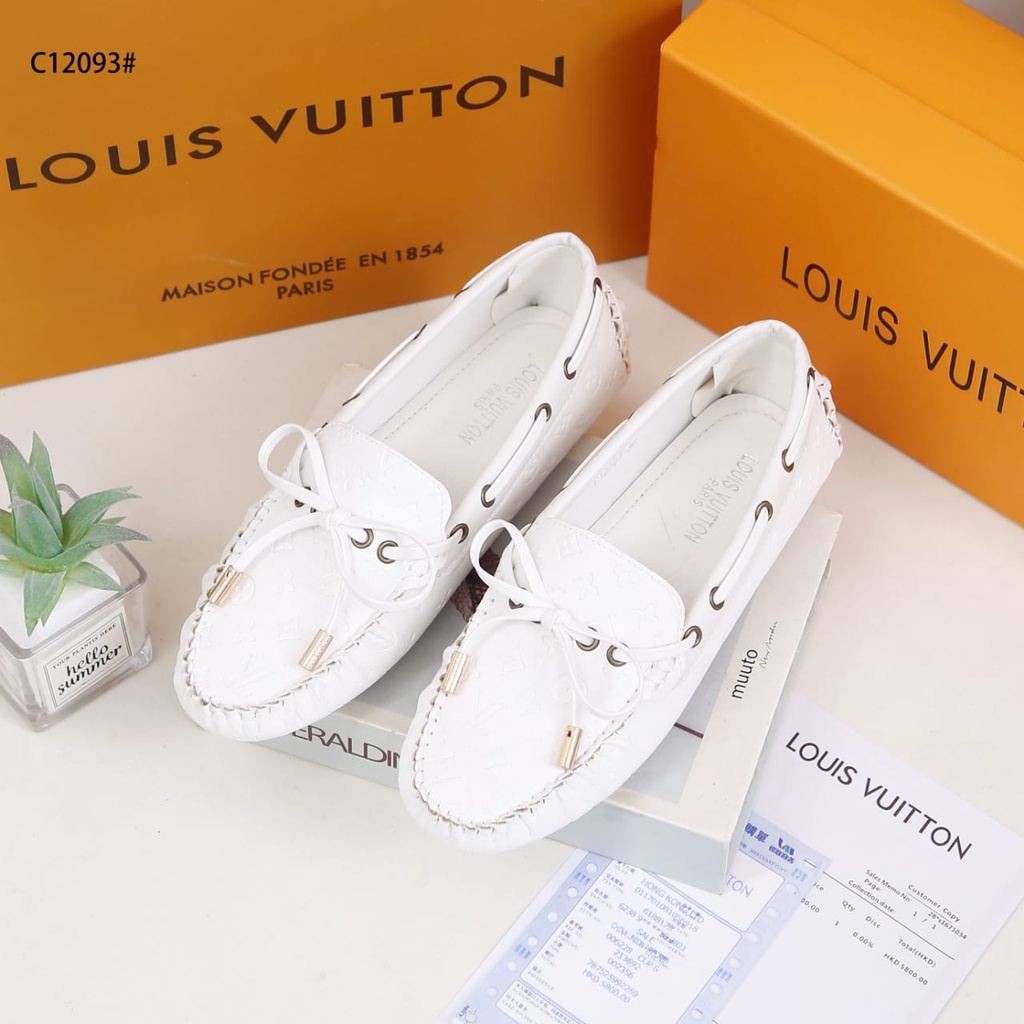 LV Louis Vuitton c12093 Gloria Flat Loafers