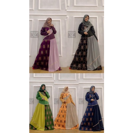 Gamis Inayah / Gamis Replika / Gamis toyobo Fodu / Gamis wanita kekinian / Gamis 2022