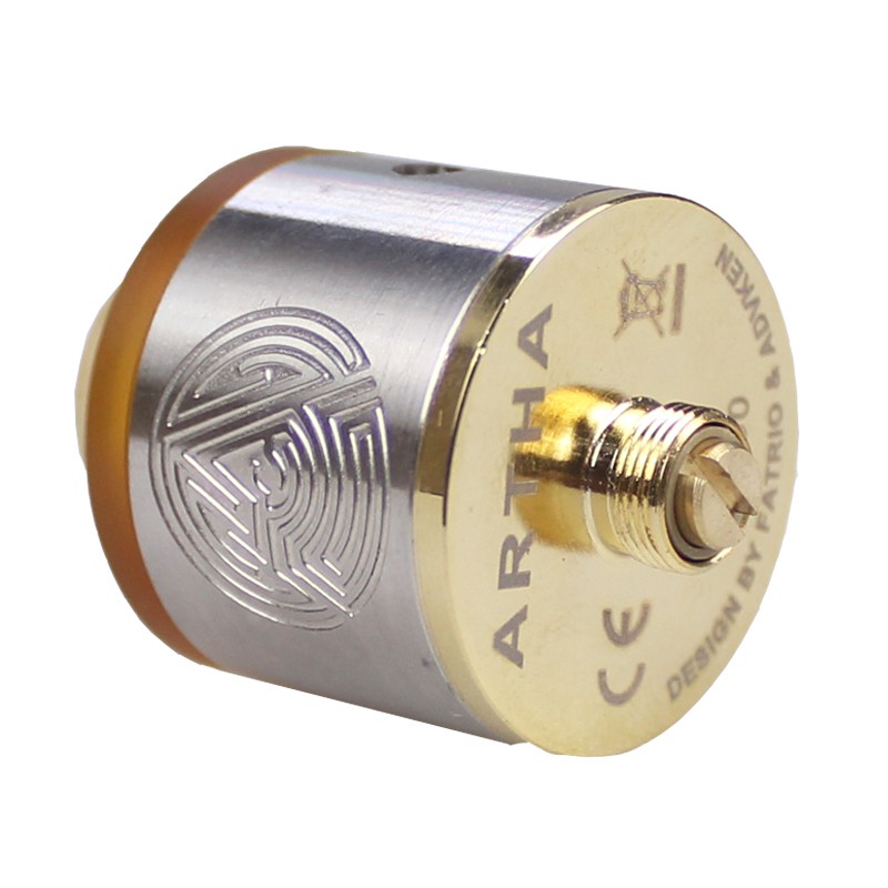 Artha RDA V1.5 Banok Tip 24 RDA Atomizer - SILVER [Clone]