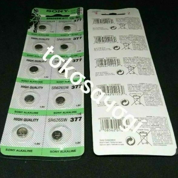 Baterai l626f SR626/SR 626 SW Battery ag 4 SR626SW 377 Batre ag4 Jam tangan