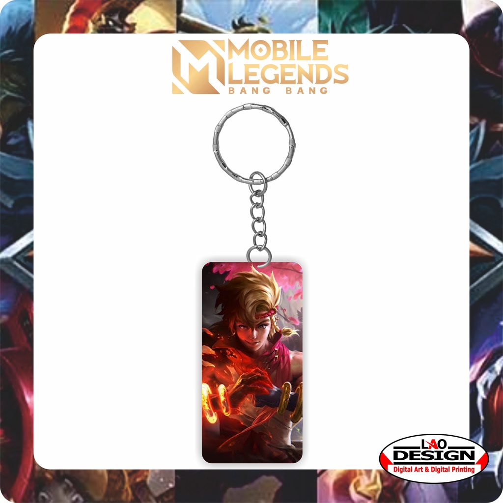 Gantungan Kunci Yin - Mobile Legend - Gantungan Kunci Akrilik - Ganci Akrilik - Gantungan Kunci Hero