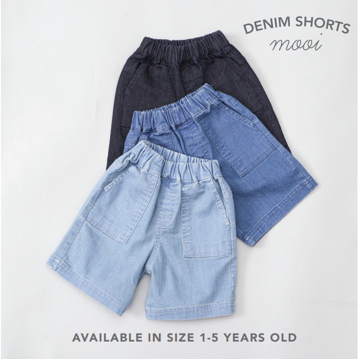 Mooi Celana Panjang / Pendek Jeans Denim Anak Jogger and Short CBKS