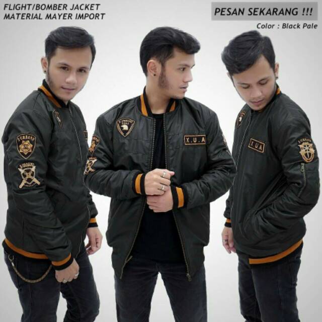 Jaket bomber xua &amp; jaket bomber