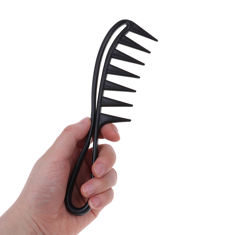 &lt; E2id &amp; &gt; Sisir Gigi Lebar Jumbo Warna Hitam