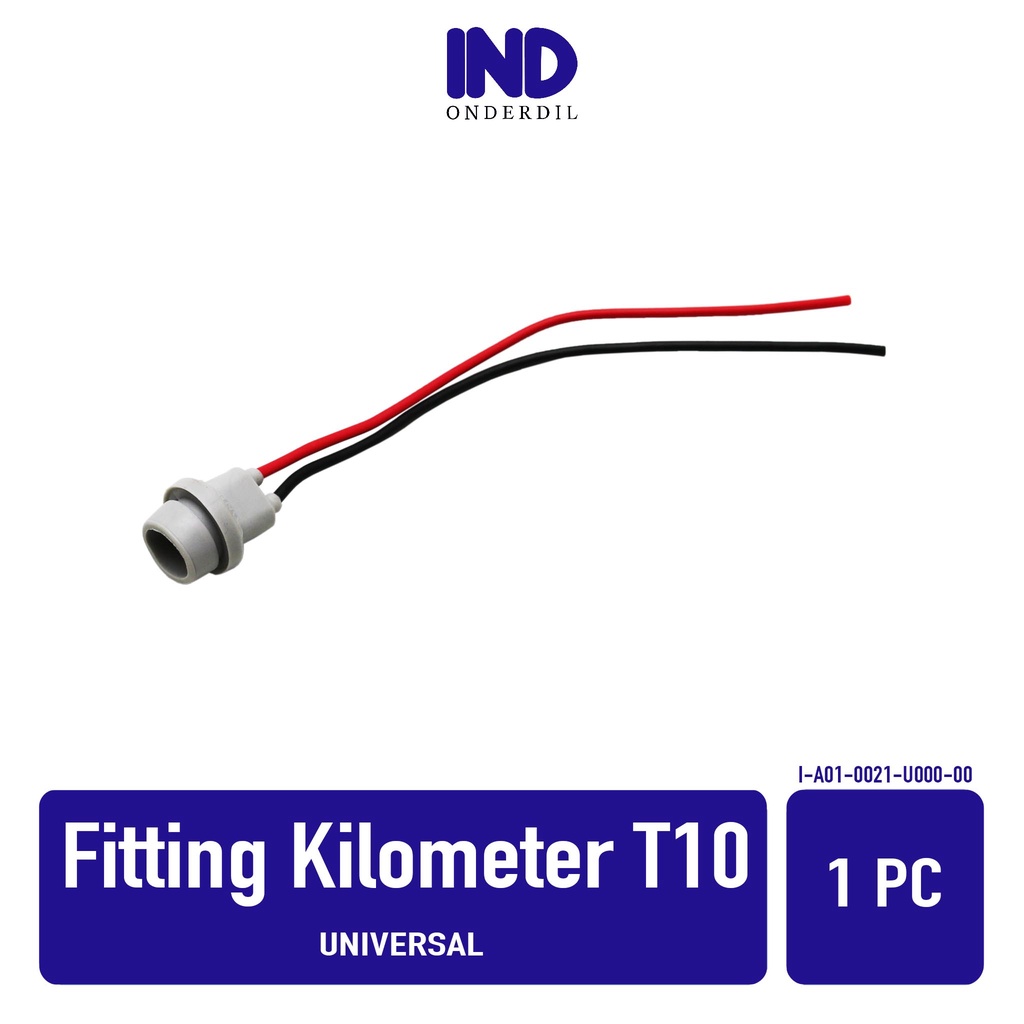 Fitting-Fiting-Piting-Pitting Socket-Soket Lampu-Bohlam Kilometer-Kilo Meter T10-T 10