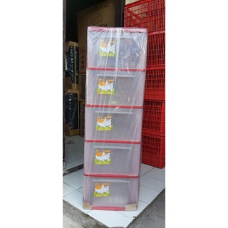 Lemari PLastik Transparan Kartun Susun 5 Shopee Indonesia Lemari PLastik Transparan Kartun Susun 5 Shopee Indonesia