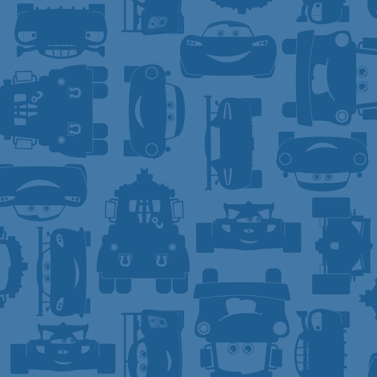 Disney Wallpaper Lightning & Mater Bright Blue. DS7666 (A)
