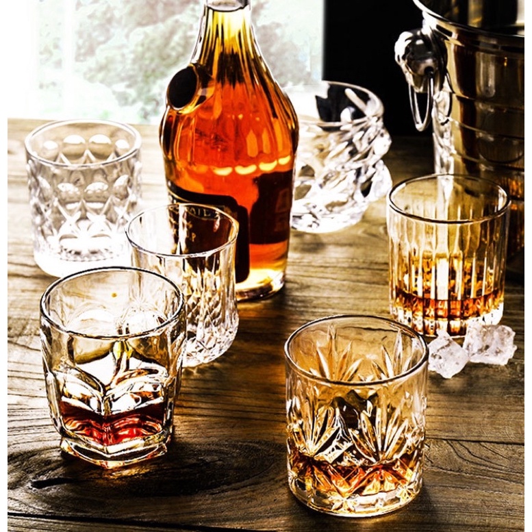 (A0358)(A0362) Gelas minum beling kaca whiskey wine modern cantik / Whiskey glass