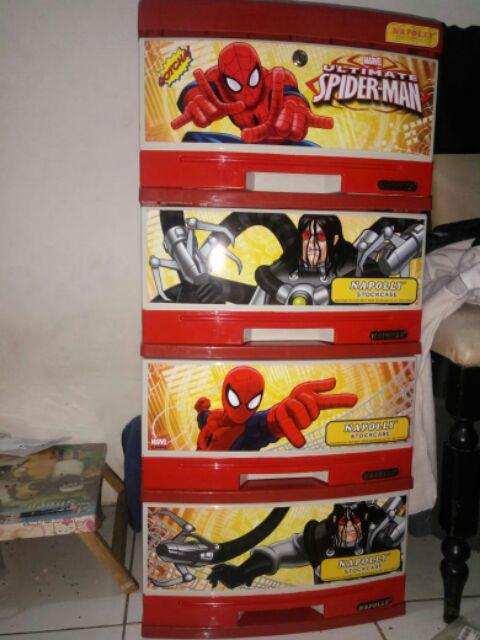 Khusus Jne Contener Spiderman Susun 4 Laci Karakter Anak Napolly Susun 4