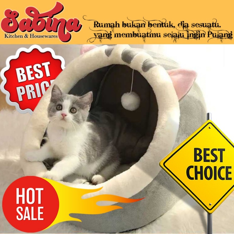 Keranjang Kasur Tempat Tidur Kucing Cat House Tent