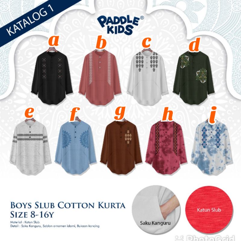 SALE RANDOM Paddlekids Kurta Anak Laki Panjang 8_16