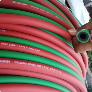 selang double las potong OXY + ACY metagoma 25 meter