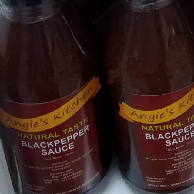 

Angie's kitchen natural taste black paper sauce 350ml