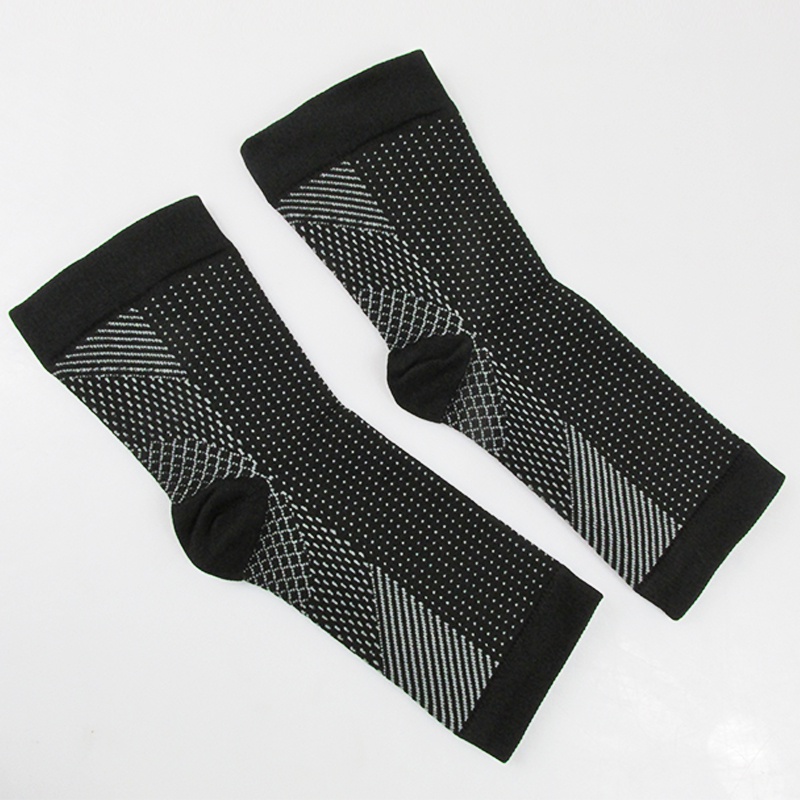 [TOSERBA_EMAK] - Kaos Kaki Anti Fatigue Compression Socks Size L/XL - D-A11309 - Black