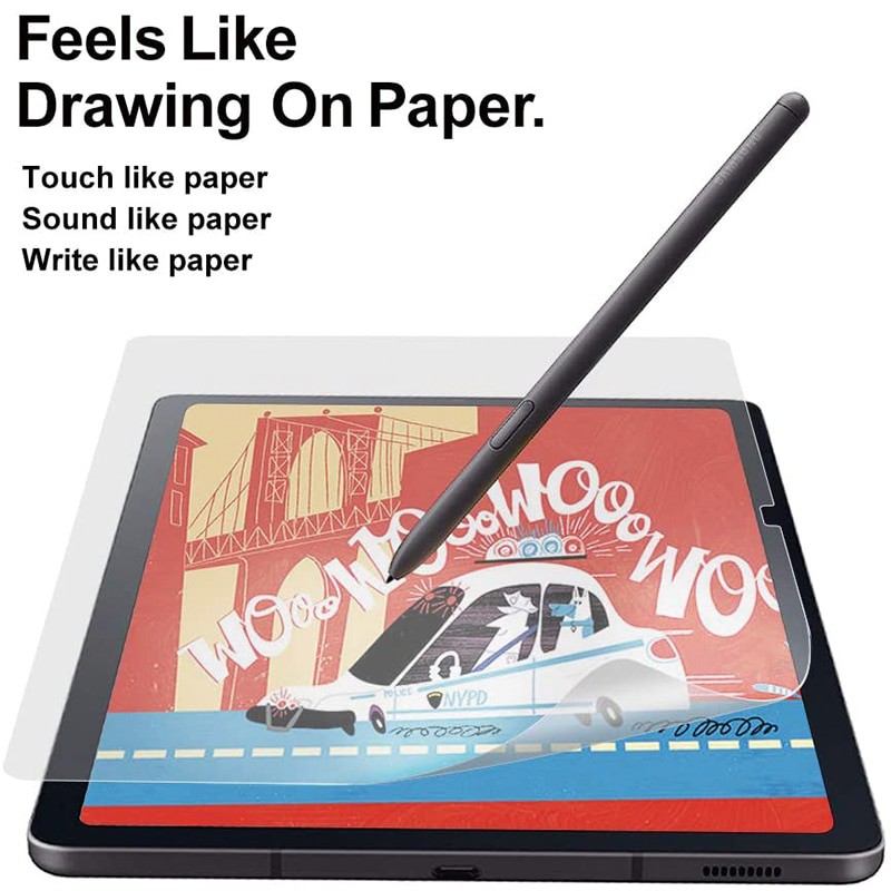 Pelindung Layar Samsung Galaxy Tab S7, Plus dan Tab S7 FE paperlike matte Premium for painting