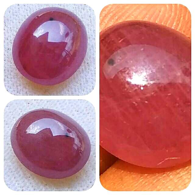 Batu 12,0 Carats Permata Natural Ruby Rubi Mirah  Blood Pigeon Serat Fatwa Mulus Original Asli Alam