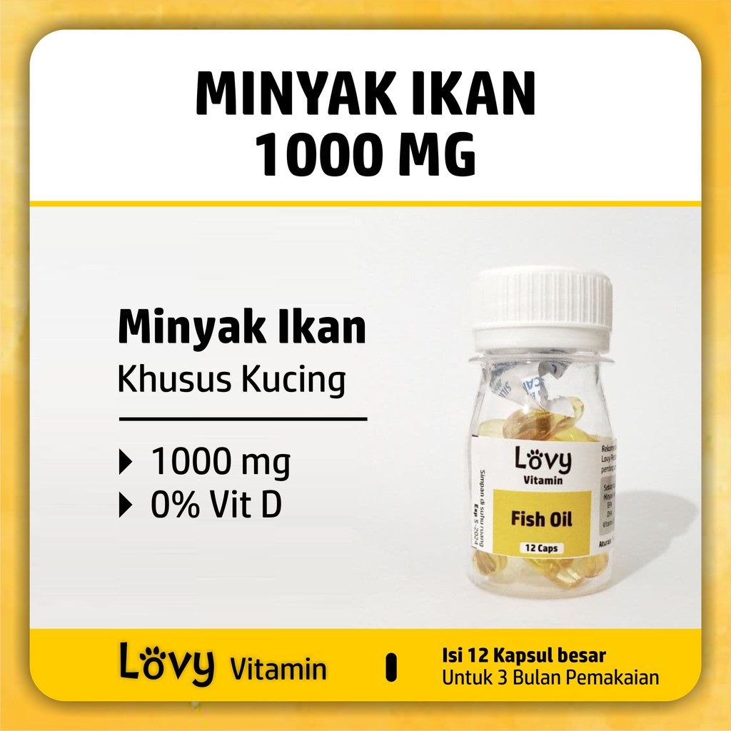 Fish Oil Minyak Ikan khusus Kucing