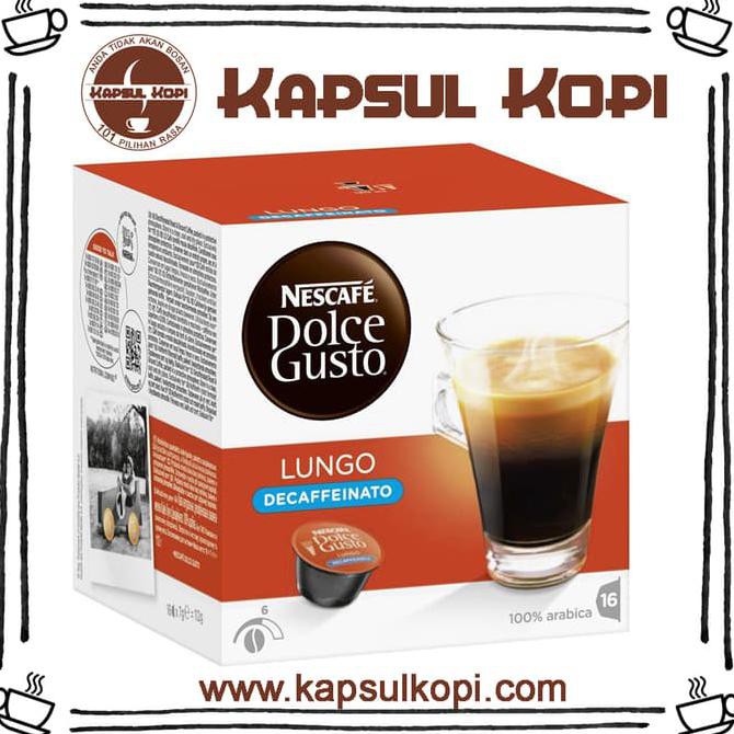 

PROMO Lungo Decaf / Decaffeinato Kapsul Kopi Nescafe Dolce Gusto Impor NDG