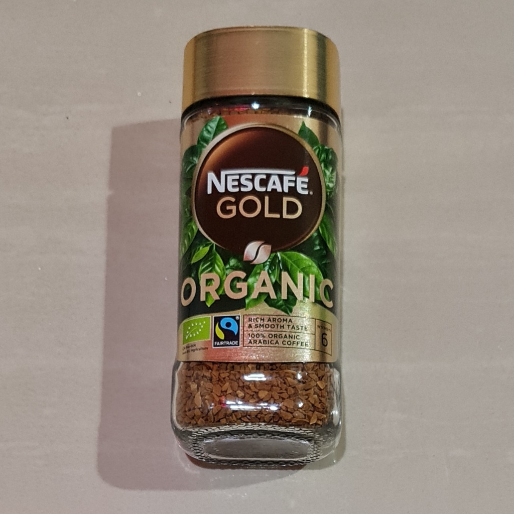 Nescafe Gold Organic Rich Aroma 100% Organic Arabica Coffee 100 Gram