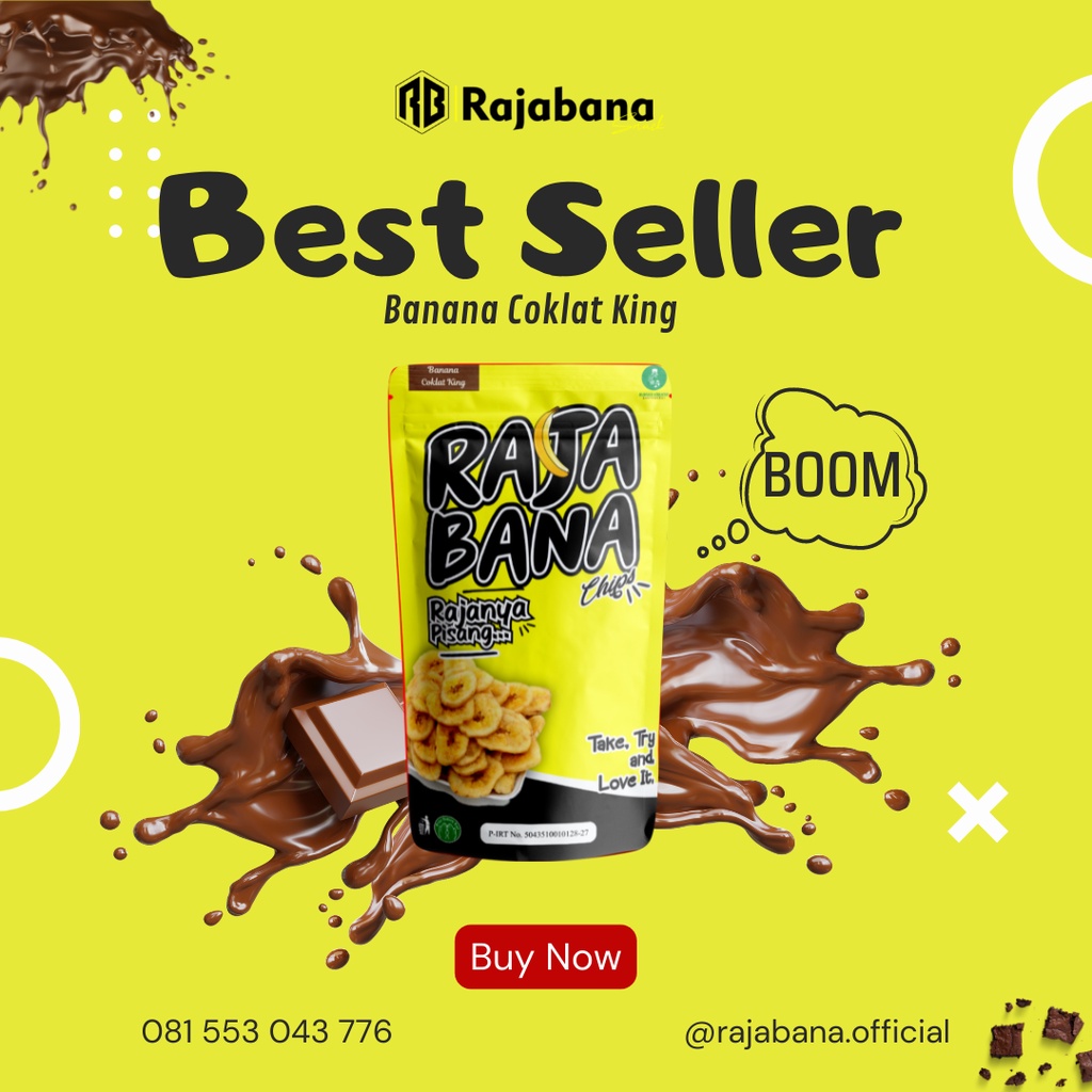 

[FREE GIFT] Keripik Pisang Coklat Rajabana