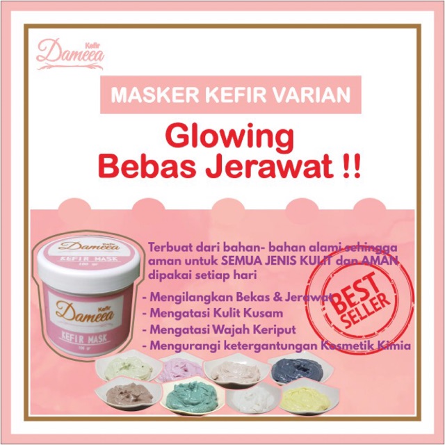 MASKER KEFIR WAJAH VARIAN SUSU ORGANIK ETAWA PERAWATAN