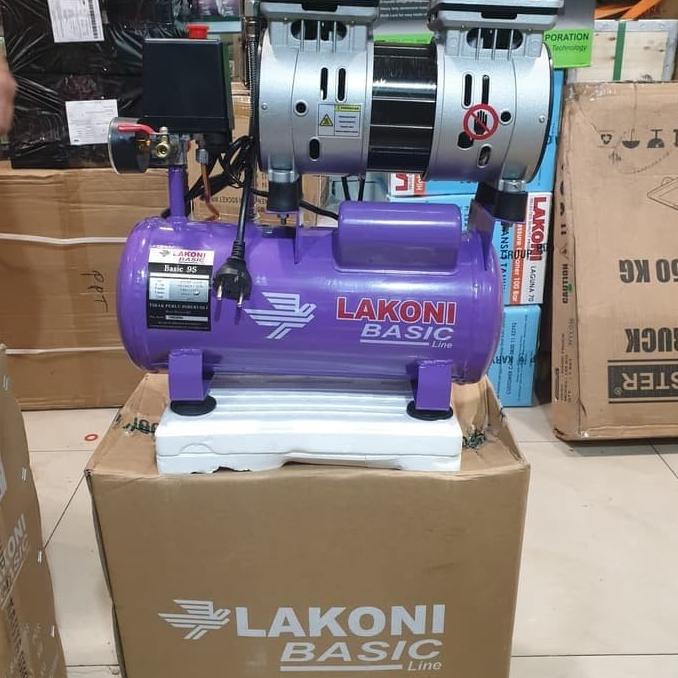 Kompresor Lakoni Basic 9S Silent Oilless Compressor
