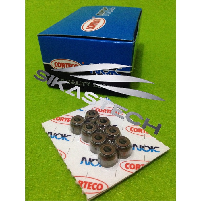 NOK 09289-07005 SIL KLEP VALVE STEM OIL SEAL 8 PCS SUZUKI F10A CARRY 1000 ST100 EXTRA JIMNY SJ410 KA