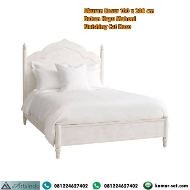 Tempat Tidur Anak Klasik Modern, Dipan Anak Kasur Single, Ranjang Anak Kayu,  Dipan Anak Minimalis