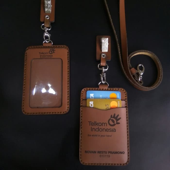 

Terlaris | Name Tag Kulit | id card holder custom