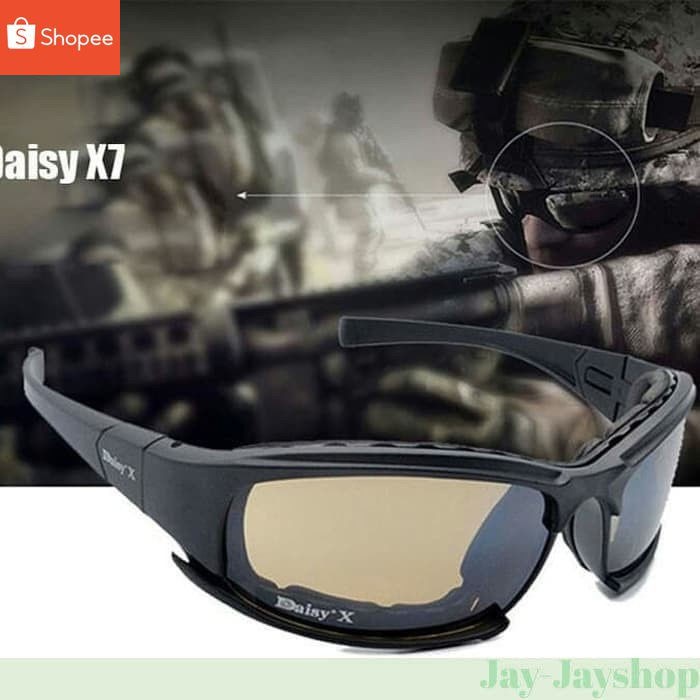 Kacamata Sepeda KEREN Daisy X7 MILITARY sunglasses TERLARIS