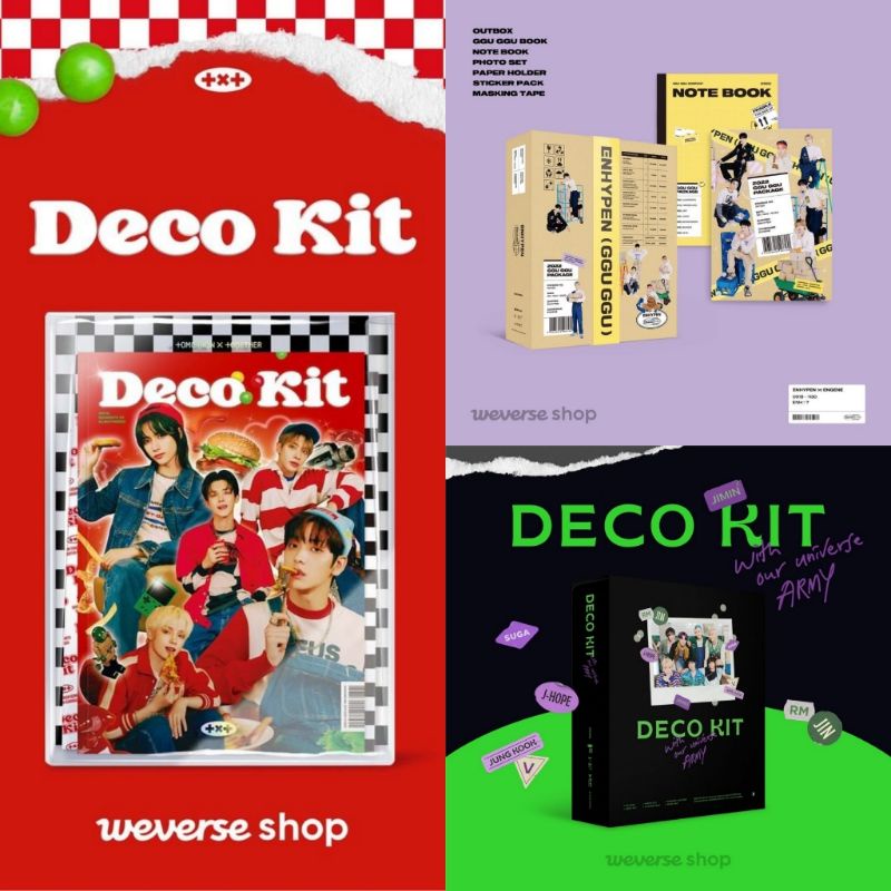 [DP PO] BTS/TXT/ENHYPEN DECO KIT
