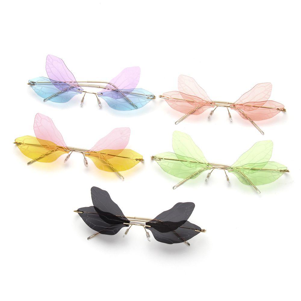 R-flower Women Butterfly Sunglasses Kacamata Matahari Fashion Uv400Kacamata Jalan