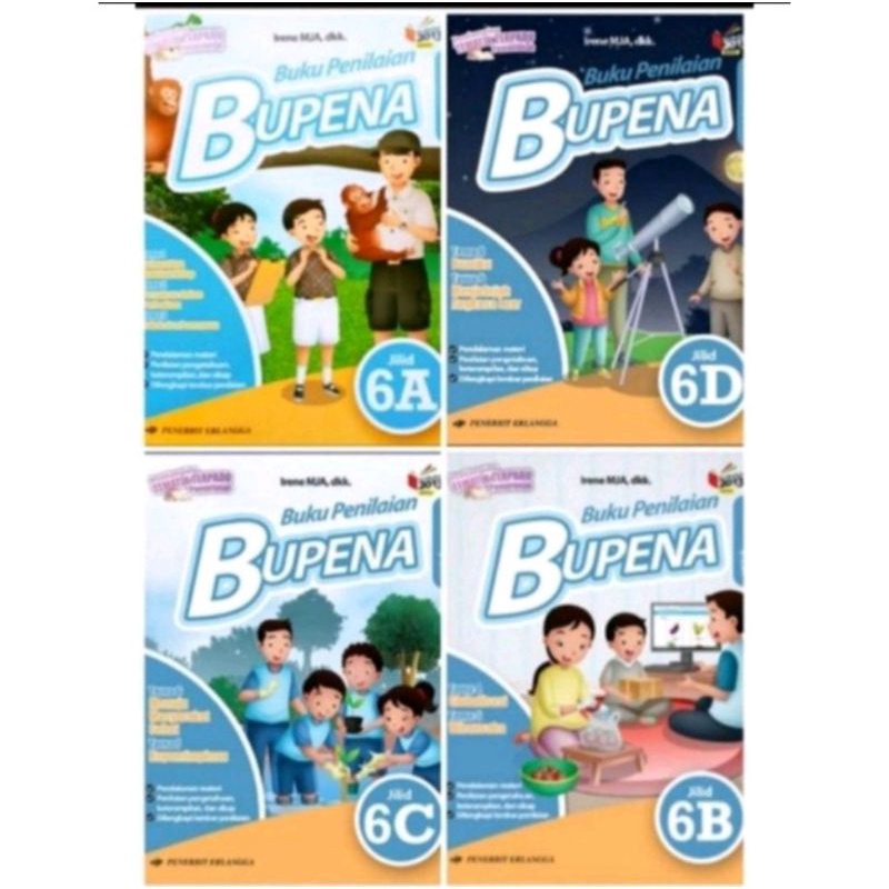 BUPENA Erlangga kelas 6 A - D
