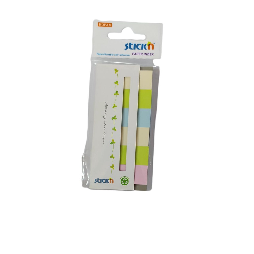 

Gramedia Medan - STICK'N PAPER INDEX 45X15MM RECYCLED 6PADS/PACK 21597