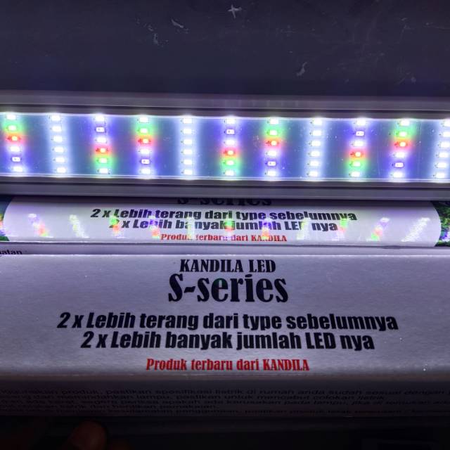 Lampu Aquarium 50 cm 60 cm LED Kandila S Series LED Aquarium